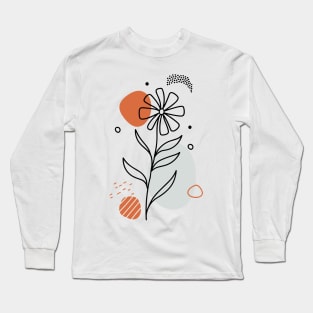 Floral Boho Style (Orginal Colors) Long Sleeve T-Shirt